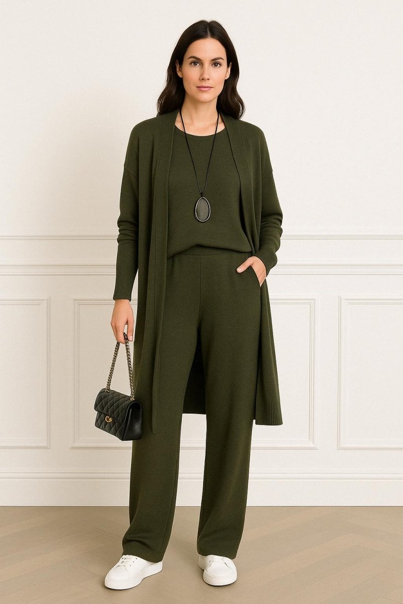 Vanessa Cardigan, Top &amp; Pants Set