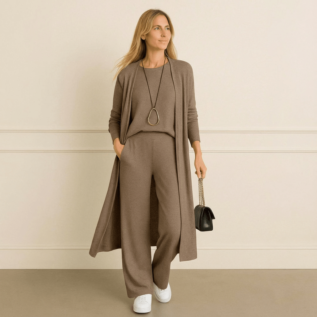 Vanessa Cardigan, Top &amp; Pants Set