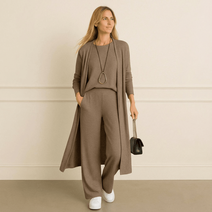Vanessa Cardigan, Top &amp; Pants Set