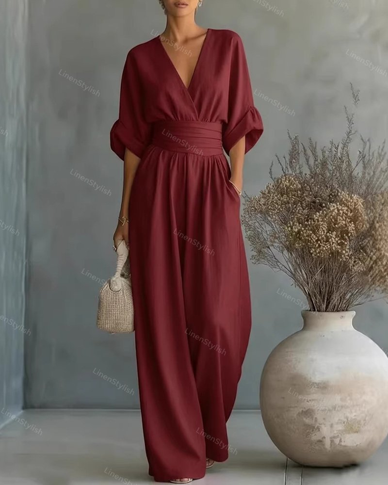 Elira | Luxe Tummy Concealing Jumpsuit