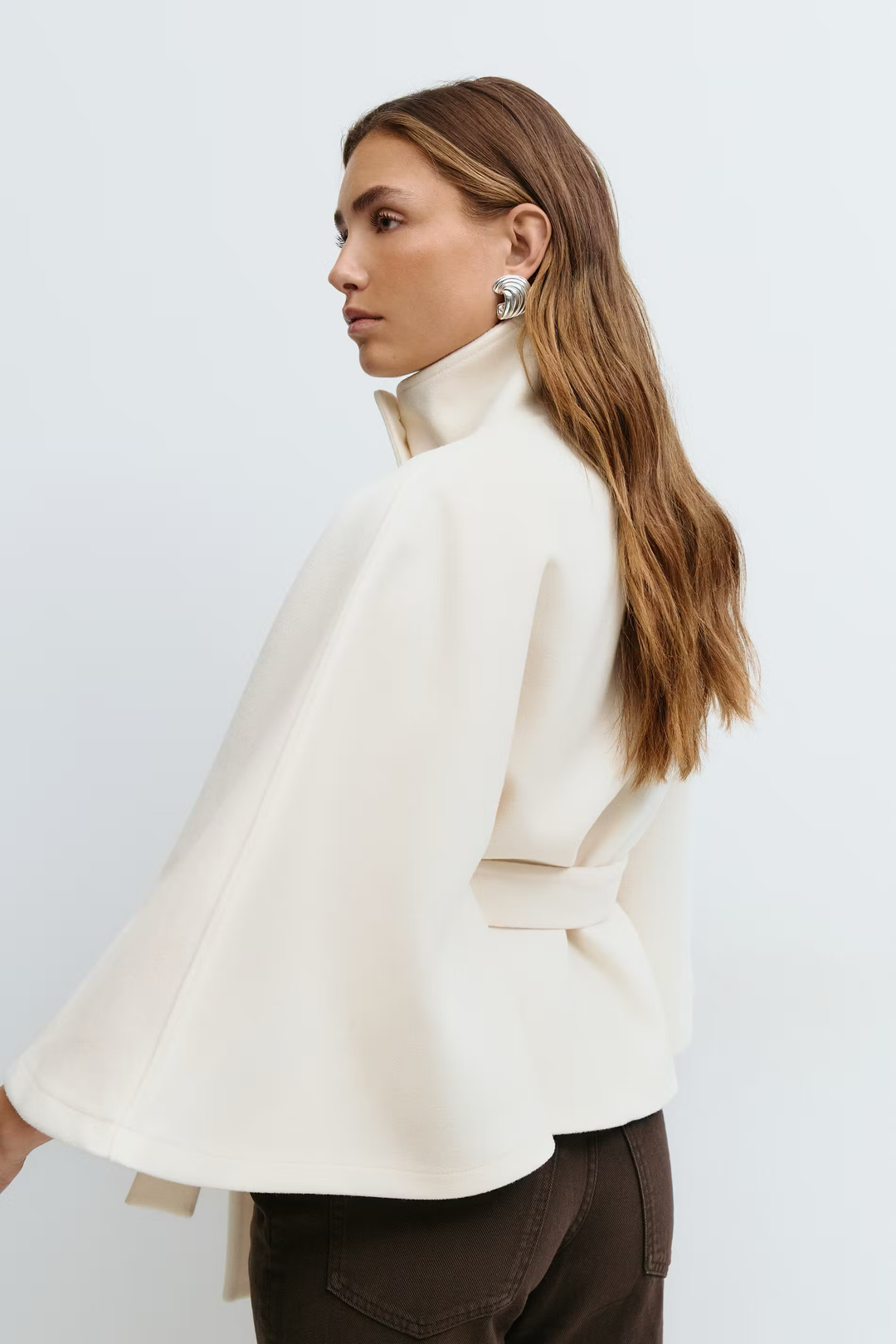 Muriel™ | Belted Cape Coat